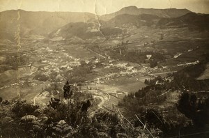 Portugal Azores Sao Miguel Furnas Panorama Old Photo Raposo 1890