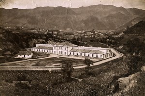 Portugal Azores Sao Miguel Furnas Thermal Baths Old Photo Raposo 1890