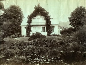 Portugal Azores Sao Miguel Villa Viscount Faria Maia Old Photo Raposo 1890