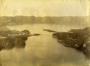 Portugal Azores Sao Miguel Sete Citades Lake Old Photo Raposo 1890