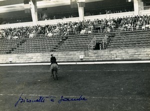 London Olympia Horse Show Dressage Lieutenant Lavergne & Needle Old Photo 1938