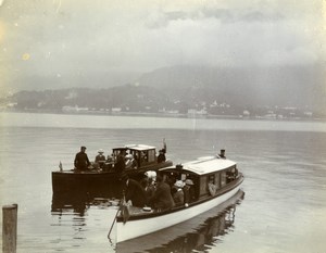 Italy Lake Como Bellagio region Alpine Tour Old Amateur Photo 1910