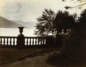 Italy Lake Como Bellagio region Alpine Tour Old Amateur Photo 1910