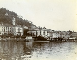 Italy Lake Como Bellagio Grand Hotel Alpine Tour Old Amateur Photo 1910