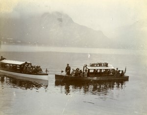 Italy Lake Como Bellagio region Alpine Tour Old Amateur Photo 1910