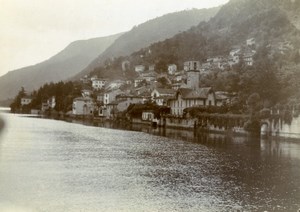 Italy Lake Como Bellagio region Alpine Tour Old Amateur Photo 1910