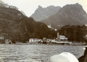 Italy Lake Como Bellagio region Alpine Tour Old Amateur Photo 1910