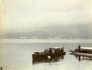 Italy Lake Como Bellagio region Alpine Tour Old Amateur Photo 1910