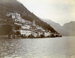 Italy Lake Como Bellagio region Alpine Tour Old Amateur Photo 1910