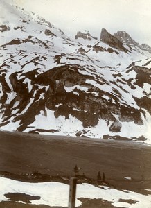 France Chamonix Alpine Tour Alps Mountain Old Amateur Photo 1910