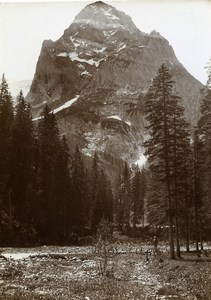 Switzerland Wellhorn Alps Mountain Old Amateur Photo 1910