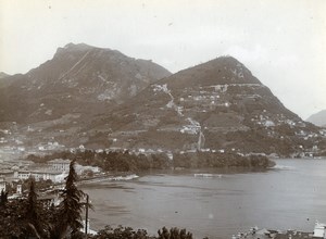 Italy Lake Como Bellagio region Alpine Tour Old Amateur Photo 1910