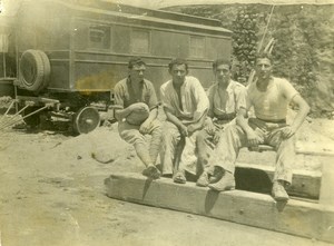 Syria Djezireh Al-Hasakah French Militairy Mandate Group Old Amateur Photo 1929