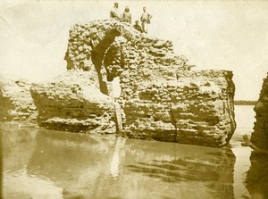 Syria Djezireh Al-Hasakah French Militairy Mandate Ruins Old Amateur Photo 1929