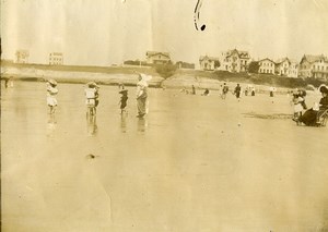 France Seaside Holidays Beach games Old Amateur Photo 1900