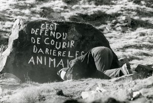 France Mr Habozit's Bottom Humoristic Nature Amateur Wildlife Photography 1970's