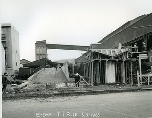 France Issy les Moulineaux EDF TIRU Construction Old Photo Lepicier 1963 B11