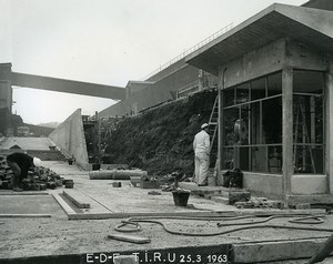 France Issy les Moulineaux EDF TIRU Construction Old Photo Lepicier 1963 C2