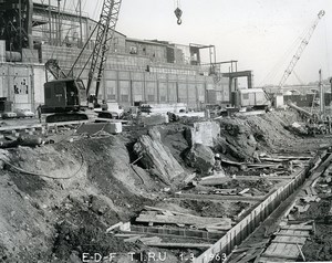 France Issy les Moulineaux EDF TIRU Construction Old Photo Lepicier 1963 A11