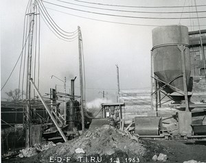 France Issy les Moulineaux EDF TIRU Construction Old Photo Lepicier 1963 A12