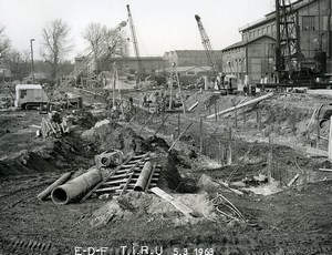 France Issy les Moulineaux EDF TIRU Construction Old Photo Lepicier 1963 B10