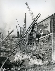 France Issy les Moulineaux EDF TIRU Construction Old Photo Lepicier 1963 A4