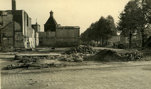 Belgium Tournai Destruction WWII Liberation Ruins Old Photo 1945