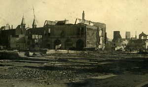 Belgium Tournai Destruction WWII Liberation Ruins Old Photo 1945