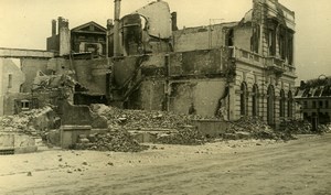 Belgium Tournai Destruction WWII Liberation Ruins Old Photo 1945