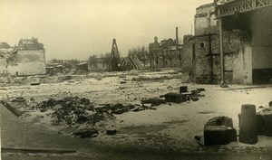 Belgium Tournai Destruction WWII Liberation Ruins Old Photo 1945