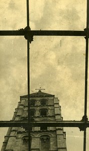 Belgium Tournai Destruction WWII Liberation Cathedral Old Photo 1945