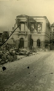 Belgium Tournai Destruction WWII Liberation House Ruins Old Photo 1945