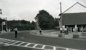 Belgium? Unidentified Racetrack Racing Accident Old Photo 1960's