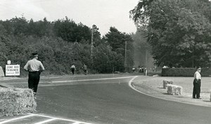 Belgium? Unidentified Racetrack Racing Accident Old Photo 1960's