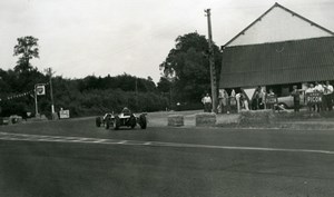 Belgium? Unidentified Racetrack Car Racing Old Photo 1960's