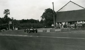 Belgium? Unidentified Racetrack Car Racing Old Photo 1960's