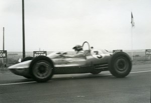 Belgium? Unidentified Racetrack Car Racing Old Photo 1960's