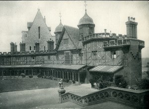 United Kingdom Windsor Castle Horseshoe Cloisters Old Photo Print Frith 1900