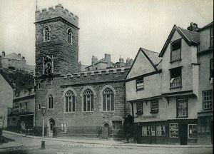 United Kingdom Exeter West Quarter S. Cridland shop Old Photo Print Frith 1900