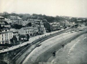 United Kingdom Dawlish Seaside Beach Old Photo Print Frith 1900