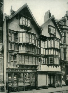 United Kingdom Exeter Fore Street Charles Ham Shop Old Photo Print 1900