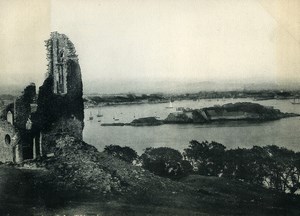 United Kingdom Plymouth Drake's Island Mount Edgcumbe Old Photo Print Frith 1900
