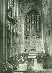 United Kingdom Cornwall Truro Cathedral Choir East Old Photo Print 1900