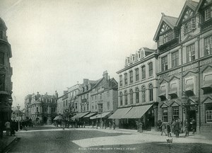 United Kingdom Cornwall Truro Boscawen Street Old Photo Print Frith 1900