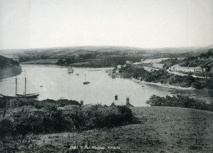 United Kingdom Cornwall Truro River Fal Malpas Old Photo Print Frith 1900