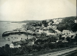 United Kingdom Cornwall Falmouth St Mawes panorama Old Photo Print Frith 1900