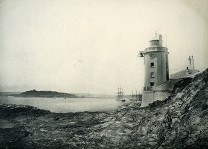 United Kingdom Cornwall Falmouth St Anthony's Lighthouse Old Photo Print 1900