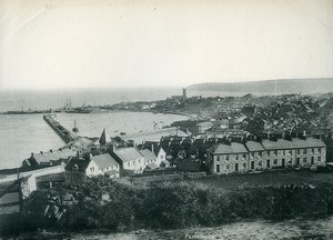 United Kingdom Cornwall Penzance Panorama Old Photo Print 1900