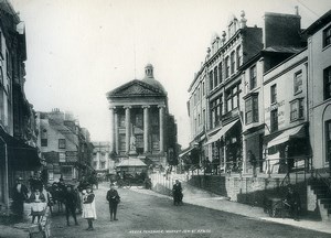 United Kingdom Cornwall Penzance Market Jew Street Old Photo Print Frith 1900