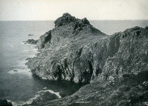 United Kingdom Cornwall Penwith Gurnards Head Old Photo Print 1900